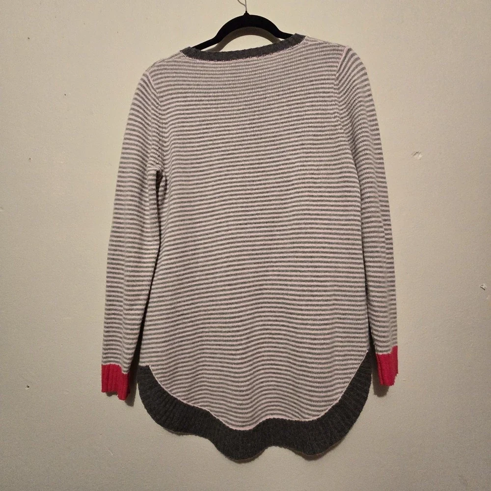 Zaket Plover Striped Sweater‎ Women's XS Merino Cotton Colorful Lightweight